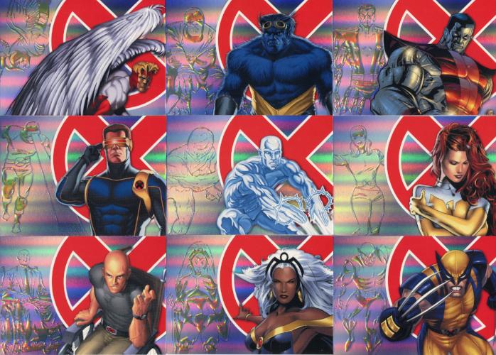 X-Men Archives Legendary Heroes Chase Card Set LH1 thru LH9 2009 Rittenhouse - TvMovieCards.com