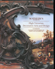 Sothebys Auction Catalog Nov 12 1992 High Victorian Decorative Arts and Design   - TvMovieCards.com