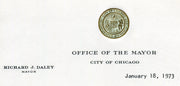 Original Signature Letter Chicago Mayor Richard J. Daley January 18,   - TvMovieCards.com