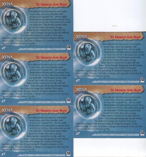 Xena Season Six Progressive Proof Card Set Card #47   - TvMovieCards.com
