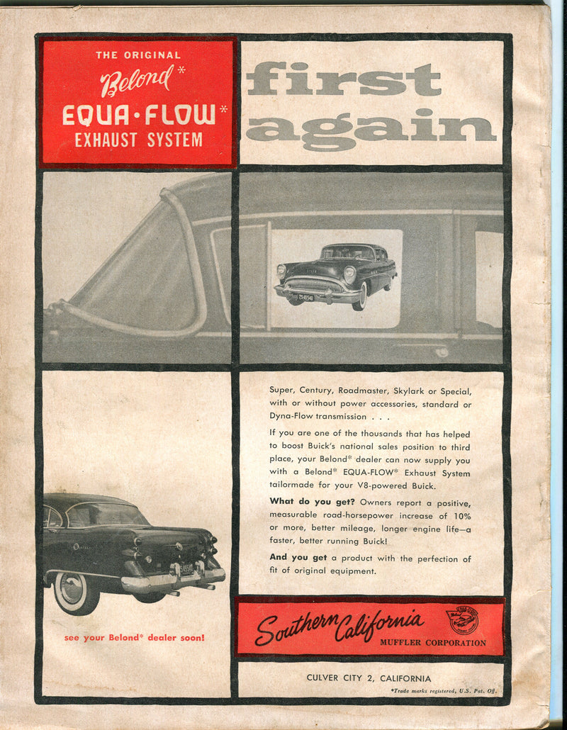 August 1954 Motor Trend Car Magazine - Turbines are Coming But When?   - TvMovieCards.com
