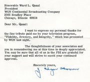 Original Signature Letter J. Edgar Hoover FBI Director August 21, 19   - TvMovieCards.com