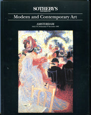 Sothebys Auction Catalog Dec 9 1992 Modern and Contemporary Art   - TvMovieCards.com