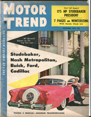 Nov 1954 Motor Trend Car Magazine - 175 HP Studebaker President   - TvMovieCards.com