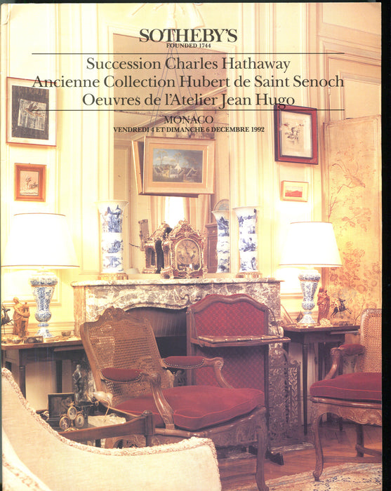 Sothebys Auction Catalog Monaco Dec 6 Succession Charles Hathaway Collection   - TvMovieCards.com