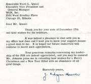 Original Signature Letter J. Edgar Hoover FBI Director December 23,   - TvMovieCards.com
