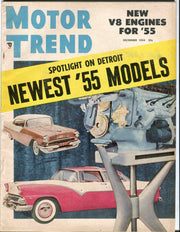 Dec 1954 Motor Trend Car Magazine - Newest '55 Models, New V8 Engines   - TvMovieCards.com