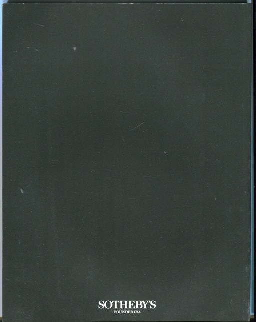 Sothebys Auction Catalog Dec 3 1992 Transco Energy Company Collection Watercolor   - TvMovieCards.com