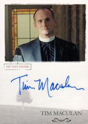 Six Feet Under Seasons 1 & 2 Tim Maculan as Father Jack Autograph Card   - TvMovieCards.com