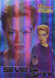 Star Trek Women of Voyager Seven of Nine HoloFex Promo Card   - TvMovieCards.com