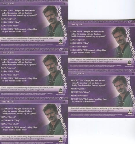 Xena The Quotable Xena Progressive Proof Card Set Card #38   - TvMovieCards.com