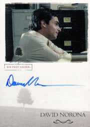 Six Feet Under Seasons 1 & 2 David Norona as Gary Deitman Autograph Card   - TvMovieCards.com