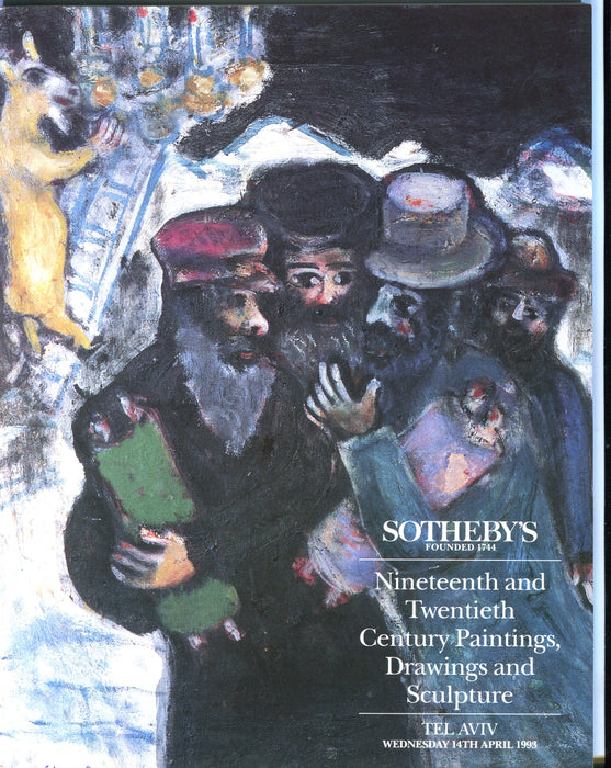 Sothebys Auction Catalog April 14 1993 19th 20th Century Paintings Drawings   - TvMovieCards.com