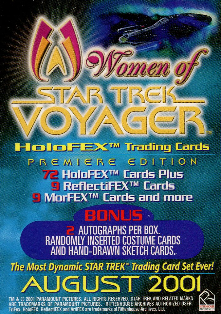 Star Trek Women of Voyager Promo Card   - TvMovieCards.com