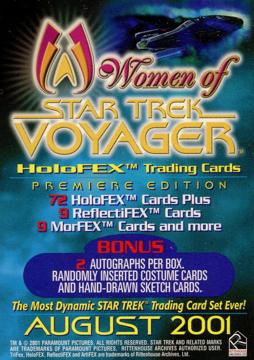 Star Trek Women of Voyager Promo Card   - TvMovieCards.com
