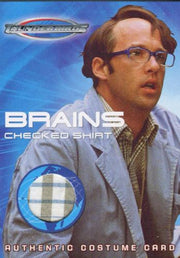 Thunderbirds Are Go! Movie Brains Checked Shirt Costume Card TC4   - TvMovieCards.com