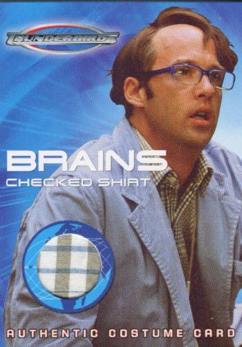 Thunderbirds Are Go! Movie Brains Checked Shirt Costume Card TC4   - TvMovieCards.com