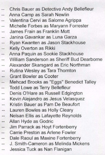 True Blood Archives Autograph Card Set 26 Cards Rittenhouse 2013   - TvMovieCards.com