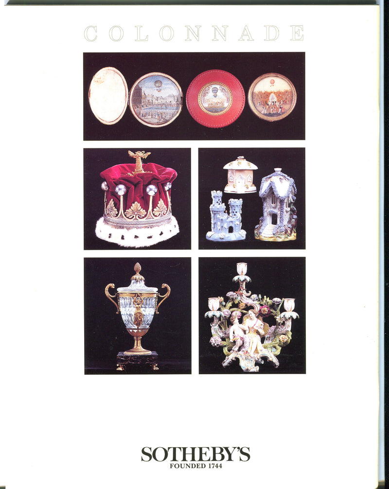 Sothebys Auction Catalog April 16 1993 European Decorative Art English Furniture   - TvMovieCards.com