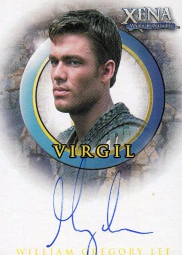 Xena The Quotable Xena William Gregory Lee as Virgil Autograph Card A50   - TvMovieCards.com