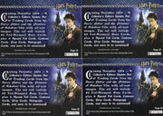 Harry Potter and the Prisoner of Azkaban Update Blue Foil Promo Card Set 4 Cards   - TvMovieCards.com
