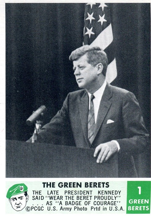 Green Berets (Men of The) Vintage Card Set 66 Cards Philadelphia Gum 1966   - TvMovieCards.com