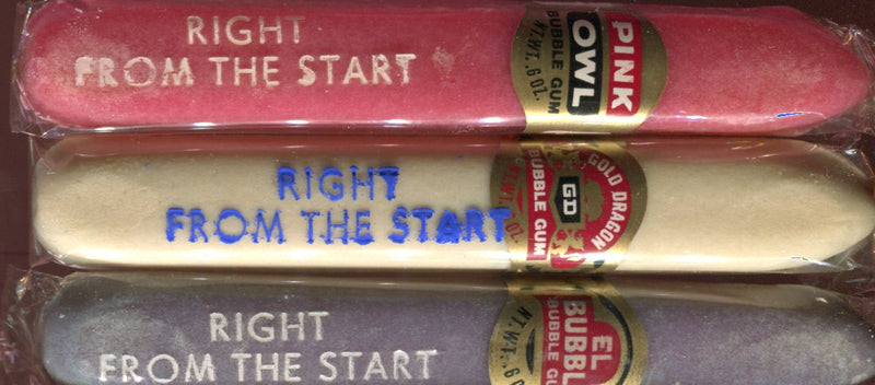 Presidential Candidate George McGovern Bubble Gum Cigars Vintage Box Swell 1968   - TvMovieCards.com