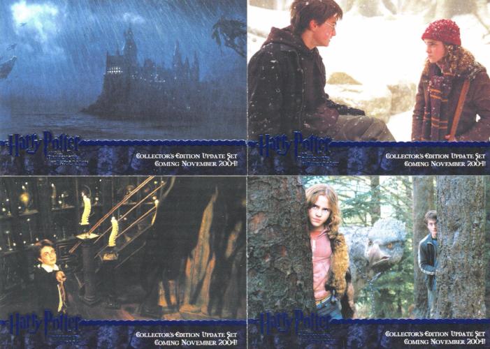 Harry Potter and the Prisoner of Azkaban Update Blue Foil Promo Card Set 4 Cards   - TvMovieCards.com