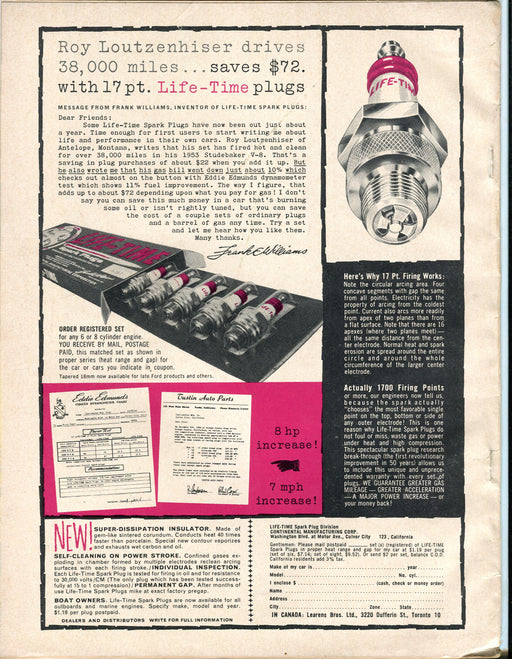 March 1956 Motor Trend Car Magazine - General Motors Past Present Future   - TvMovieCards.com