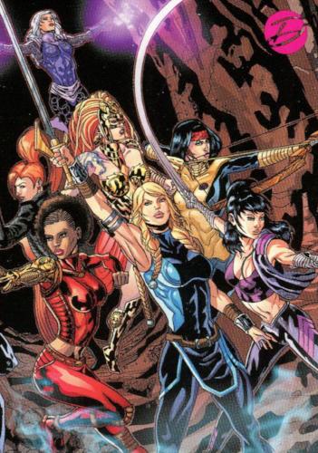 Marvel Dangerous Divas Series 2 Promo Card P2   - TvMovieCards.com