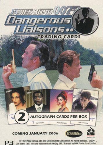 James Bond Dangerous Liaisons Promo Card P3   - TvMovieCards.com