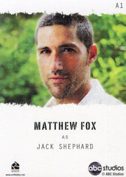 Lost Seasons 1-5 Lost Stars Jack Shephard Artifex Chase Card A1   - TvMovieCards.com