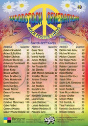 Woodstock Generation Rock Music Oversize Posters Base Card Set 49 Cards   - TvMovieCards.com
