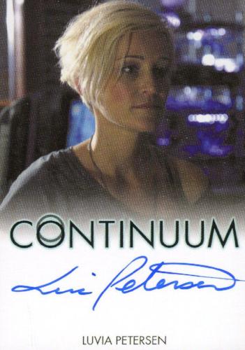 Continuum Seasons 1 & 2 Luvia Petersen as Jasmine Garza Autograph Card   - TvMovieCards.com