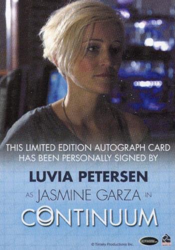 Continuum Seasons 1 & 2 Luvia Petersen as Jasmine Garza Autograph Card   - TvMovieCards.com