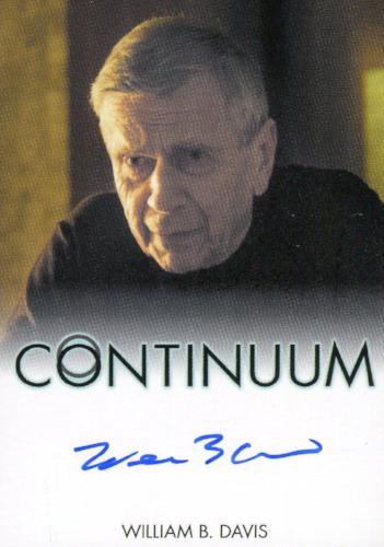 Continuum Seasons 1 & 2 William B. Davis as Older Alec Sadler Autograph Card   - TvMovieCards.com