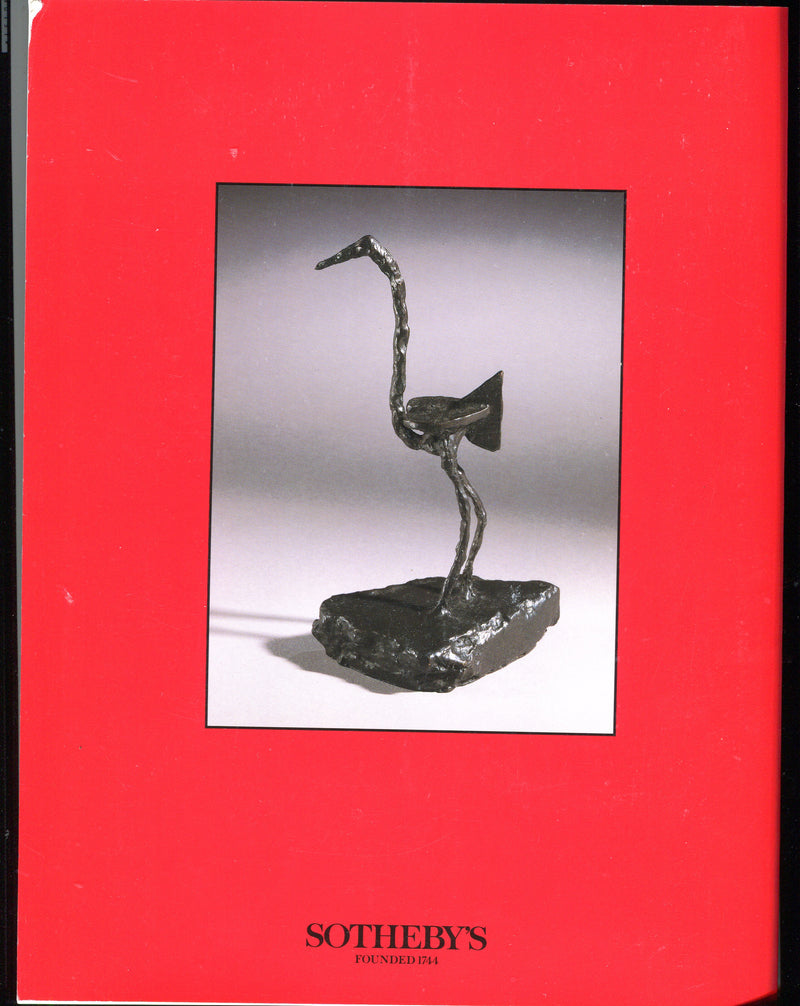 Sothebys Auction Catalog Feb 25 1993 Impressionist Modern Contemporary Art   - TvMovieCards.com