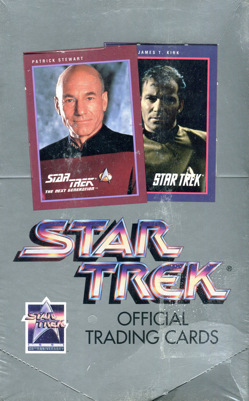 Star Trek 25th Anniversary Series 1 Trading Card Box 36 Packs Impel 1991   - TvMovieCards.com