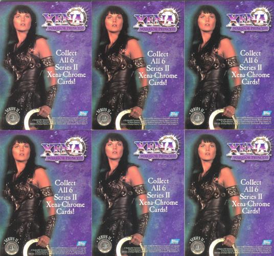Xena Series II Two Topps Finest Chromium Chase Card Set   - TvMovieCards.com