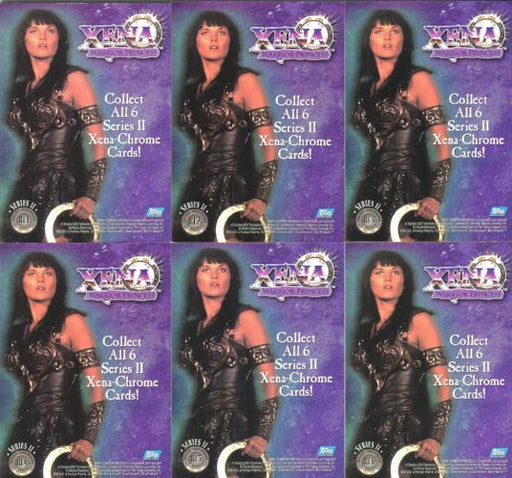 Xena Series II Two Topps Finest Chromium Chase Card Set   - TvMovieCards.com