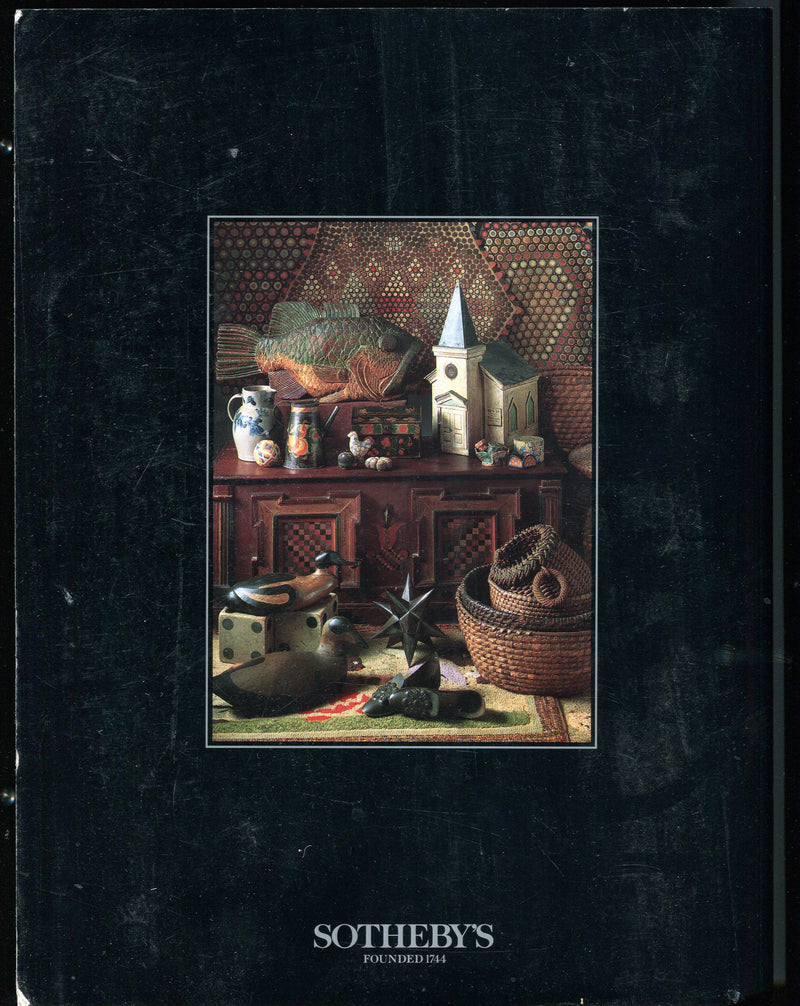 Sothebys Auction Catalog Jan 28 1993 Fine Americana Furniture Chinese Porcelain   - TvMovieCards.com
