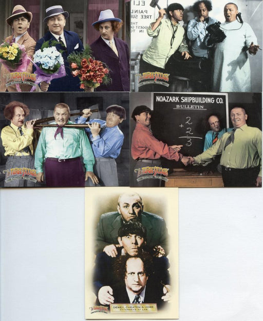 Three Stooges 5 Card Promo Set   - TvMovieCards.com