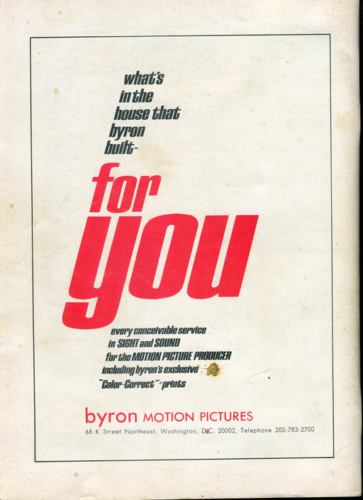 Jan 1969 Rare American Cinematographer Magazine- 50th Anniversary Issue   - TvMovieCards.com