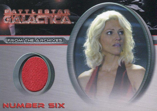 Battlestar Galactica Season Three Number Six Costume Card CC39   - TvMovieCards.com