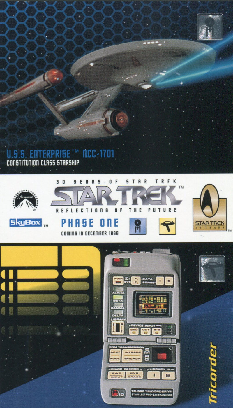 Star Trek 30 Years Phase 1 One Oversize Promo Card Single Card   - TvMovieCards.com