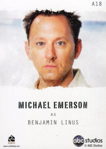 Lost Seasons 1-5 Lost Stars Benjamin Linus Artifex Chase Card A18   - TvMovieCards.com