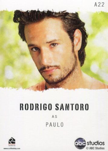 Lost Seasons 1-5 Lost Stars Paulo Artifex Chase Card A22   - TvMovieCards.com