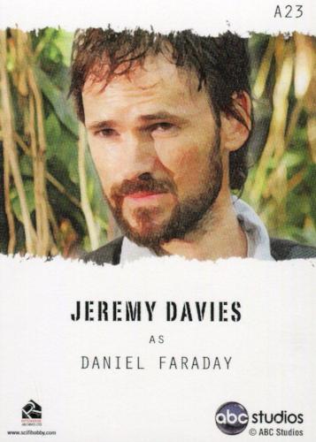 Lost Seasons 1-5 Lost Stars Daniel Faraday Artifex Chase Card A23   - TvMovieCards.com