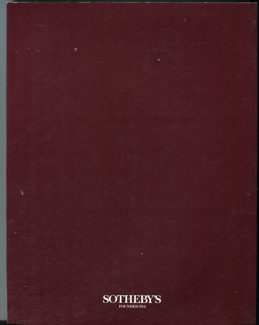 Sothebys Auction Catalog May 12 1993 Impressionist Modern Paintings Drawings NY   - TvMovieCards.com