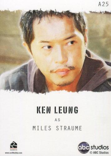 Lost Seasons 1-5 Lost Stars Miles Straume Artifex Chase Card A25   - TvMovieCards.com